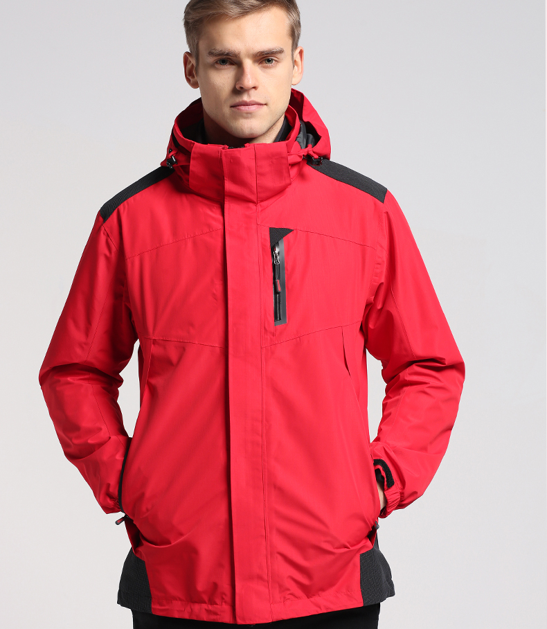 <strong>二合一戶外沖鋒衣衣定做 定制沖鋒衣工作服</strong>
